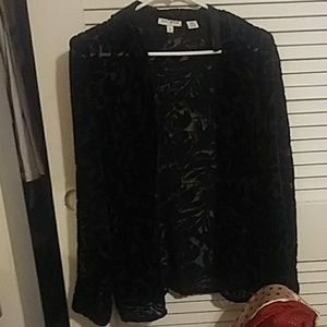 🔥 Ann Taylor 🔥 Black jacket/blouse